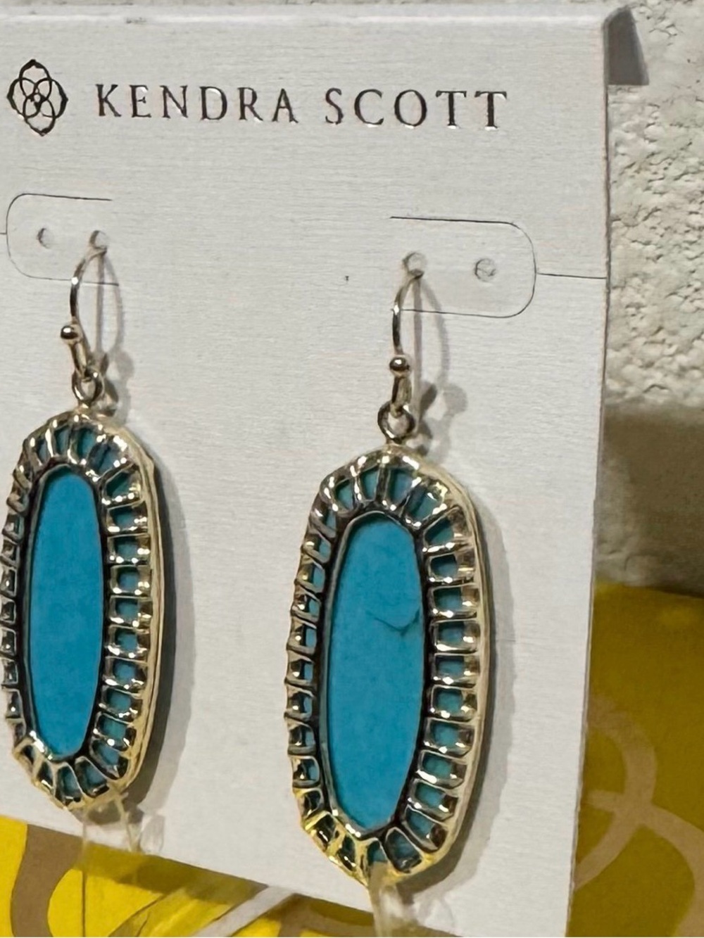 Kendra Scott Dayla Drop Earrings (Turquoise) - Picture 3 of 6